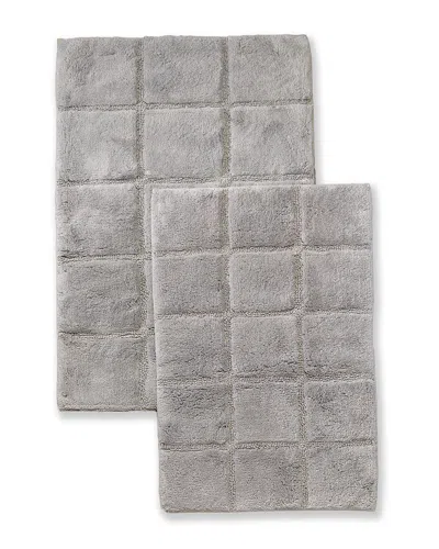 Superior Luxurious Set Of 2 Non-skid Cotton Bath Rugs