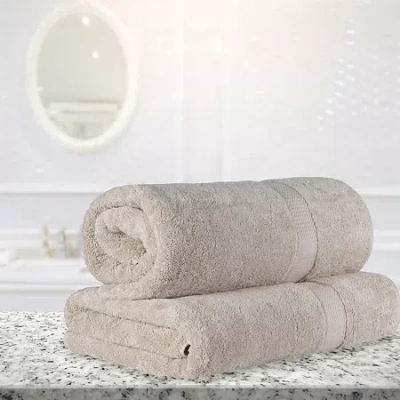 Superior Madison Collection | 100% Egyptian Cotton 2-pc. Bath Sheet In Sand