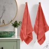 Superior Madison Collection | 100% Egyptian Cotton 2-pc. Quick Dry Bath Towel In Orange