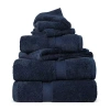 Superior Madison Collection | 100% Egyptian Cotton 6-pc. Quick Dry Solid Bath Towel Set In Blue