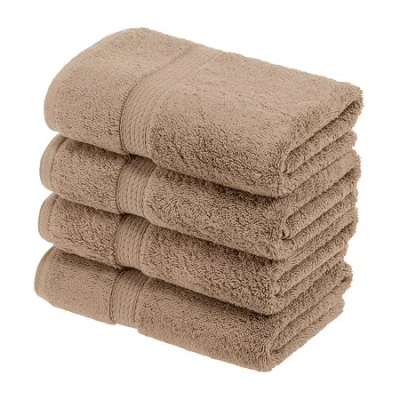 Superior Madison Collection | 100% Egyptian Cotton 6-pc. Solid Hand Towel In Sand