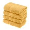 Superior Madison Collection | 100% Egyptian Cotton 6-pc. Solid Hand Towel In Yellow