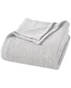 Superior Maya Chenille Herringbone Medium Weight Blanket In Grey