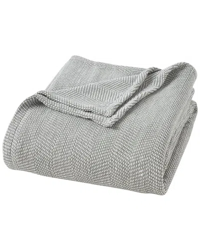 Superior Maya Chenille Herringbone Medium Weight Throw In Green
