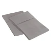 Superior Microfiber Sateen Pillowcase In Silver