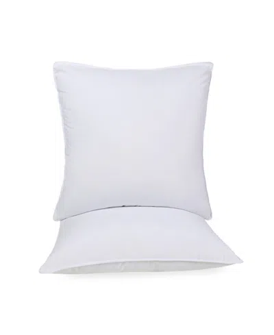 Superior Microfiber Square Down Alternative 2-pack Pillows, 18" X 18" In White