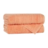Superior Mika Collection | 80% Cotton 20% Viscose 2-pc. Quick Dry Bath Towel In Pink