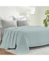 Superior Milan Cotton Textured Striped Lightweight Woven Blanket