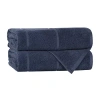 Superior Mile Collection | 80% Cotton 20% Viscose 2-pc. Quick Dry Bath Towel In Blue