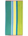 SUPERIOR SUPERIOR MIRA STRIPED COTTON LARGE OVERSIZED BEACH TOWEL