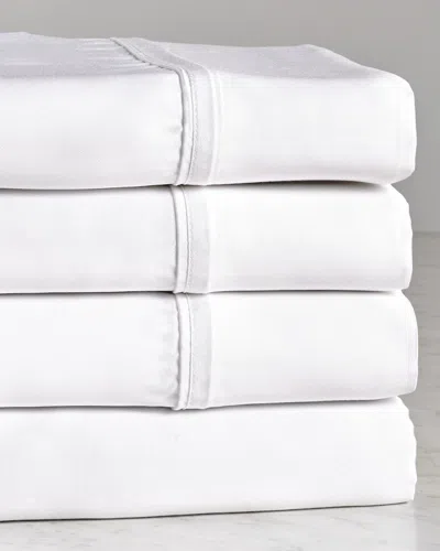 Superior Modal 300 Thread Count Cotton Solid Deep Pocket Sheet Set In White