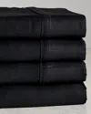 Superior Modal 300 Thread Count Solid Deep Pocket Sheet Set In Black