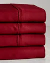Superior Modal Solid Sheet Set In Red