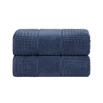 Superior Napa Collection | 100% Cotton 2-pc. Bath Sheet In Blue