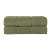 Superior Napa Collection | 100% Cotton 2-pc. Bath Sheet In Green