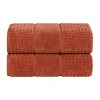 Superior Napa Collection | 100% Cotton 2-pc. Bath Sheet In Orange