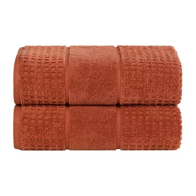 Superior Napa Collection | 100% Cotton 2-pc. Bath Sheet In Orange