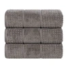 Superior Napa Collection | 100% Cotton 3-pc. Quick Dry Bath Towel In Black