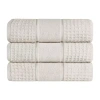 Superior Napa Collection | 100% Cotton 3-pc. Quick Dry Bath Towel In White