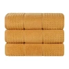 Superior Napa Collection | 100% Cotton 3-pc. Quick Dry Bath Towel In Yellow