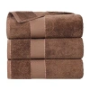 Superior Niles Collection | 100% Egyptian Cotton 3-pc. Quick Dry Bath Towel In Brown