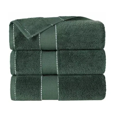 Superior Niles Collection | 100% Egyptian Cotton 3-pc. Quick Dry Bath Towel In Green