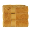 Superior Niles Collection | 100% Egyptian Cotton 3-pc. Quick Dry Bath Towel In Yellow