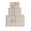 Superior Niles Collection | 100% Egyptian Cotton 6-pc. Quick Dry Solid Bath Towel Set In White