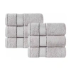 Superior Niles Collection | 100% Egyptian Cotton 6-pc. Solid Hand Towel In Silver
