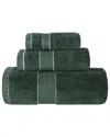 Superior Niles Giza Cotton Dobby Ultra-plush Thick Soft Absorbent 3pc Towel Set