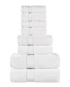 Superior Niles Giza Cotton Dobby Ultra-plush Thick Soft Absorbent 8pc Towel Set