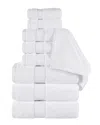 Superior Niles Giza Cotton Dobby Ultra-plush Thick Soft Absorbent 9pc Towel Set