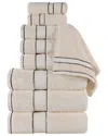 Superior Niles Giza Cotton Dobby Ultra-plush Thick Soft Absorbent 9pc Towel Set