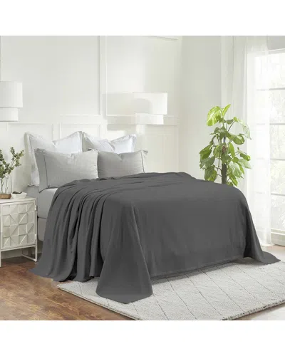 Superior Nobel Cotton Textured Chevron Lightweight Woven Blanket
