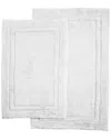 Superior Non-slip 2pc Absorbent Bath Rug Set