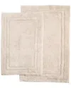 Superior Luxurious Set Of 2 Non-skid Bath Rugs