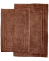 Superior Non-slip 2pc Absorbent Bath Rug Set