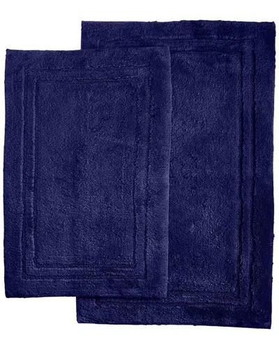 Superior Non-slip 2pc Plush Absorbent Bath Rug Set