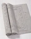 Superior Non-slip 2pc Absorbent Cotton Bath Mat Set In Gray