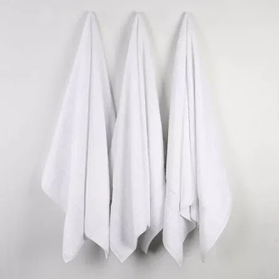 Superior Oregon 100% Organic Cotton 3pc Bath Towel 3-pc. Bath Towel Set In White
