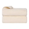 Superior Playa Collection | 100% Cotton 2-pc. Quick Dry Bath Towel In White
