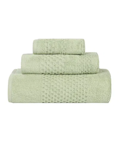 Superior Playa Cotton 3-piece Towel Set In Green