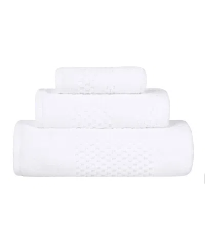 Superior Playa Cotton 3-piece Towel Set In White