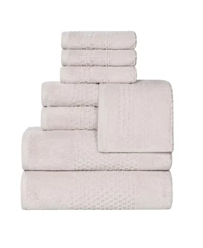 Superior Playa Cotton 8-piece Towel Set In Brown