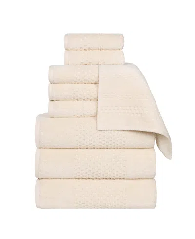 Superior Playa Cotton 9-piece Towel Set In Ivory