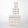 Superior Plush Organic Cotton Solid Assorted 12-piece Towel Set