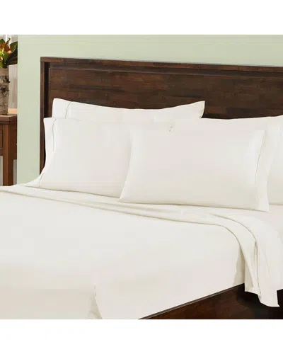 Superior Premium Plush 1000 Thread Count Solid Deep Pocket Cotton Rich Bed Sheet Set In Neutral