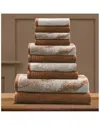 Superior Quick-drying Solid And Marble Effect 10pc Towel Set