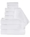 Superior Rayon Eco-friendly Fluffy Soft Modern Solid 9pc Towel Set