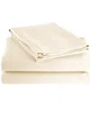Superior Rayon From Bamboo 300 Thread Count Solid Deep Pocket Sheet Set In Ivory